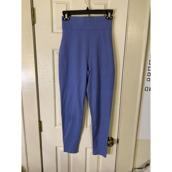 The Limited Blue Purple Stretchy Skinny Leg Cut Leggings Pants Size Medium - Picture 1 of 5